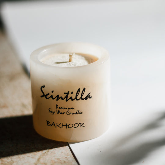 Oud & Bakhoor White Onyx Candle Refill