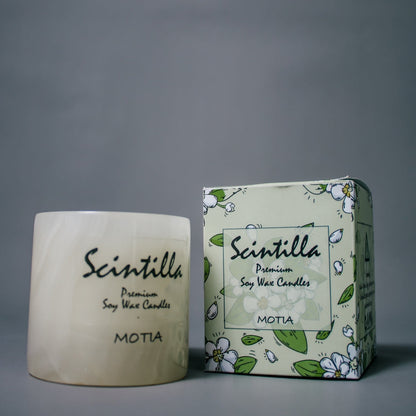 Jasmine Motia White Onyx Candle — view 2