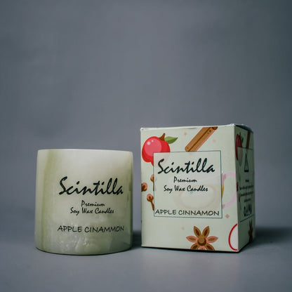 Apple & Cinnamon Green Onyx Candle — view 2