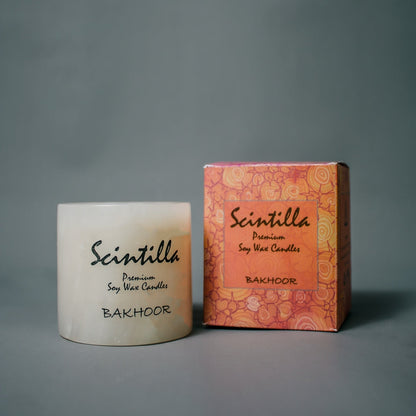 Oud & Bakhoor White Onyx Candle — view 2