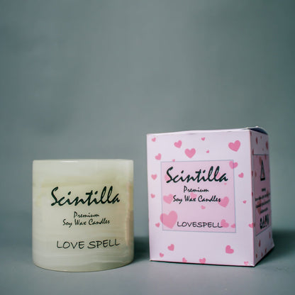 Love Spell Pink Onyx Candle — view 2