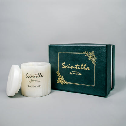 Oud & Bakhoor White Onyx Candle — view 3