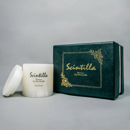 Jasmine Motia White Onyx Candle — view 3