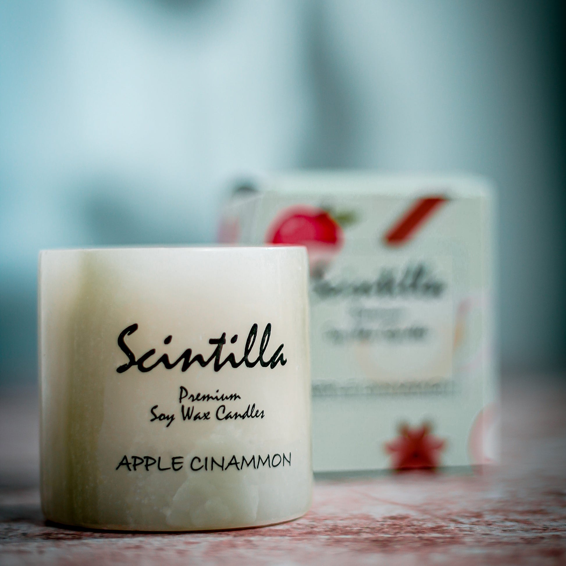 Apple & Cinnamon Green Onyx Luxury Candle