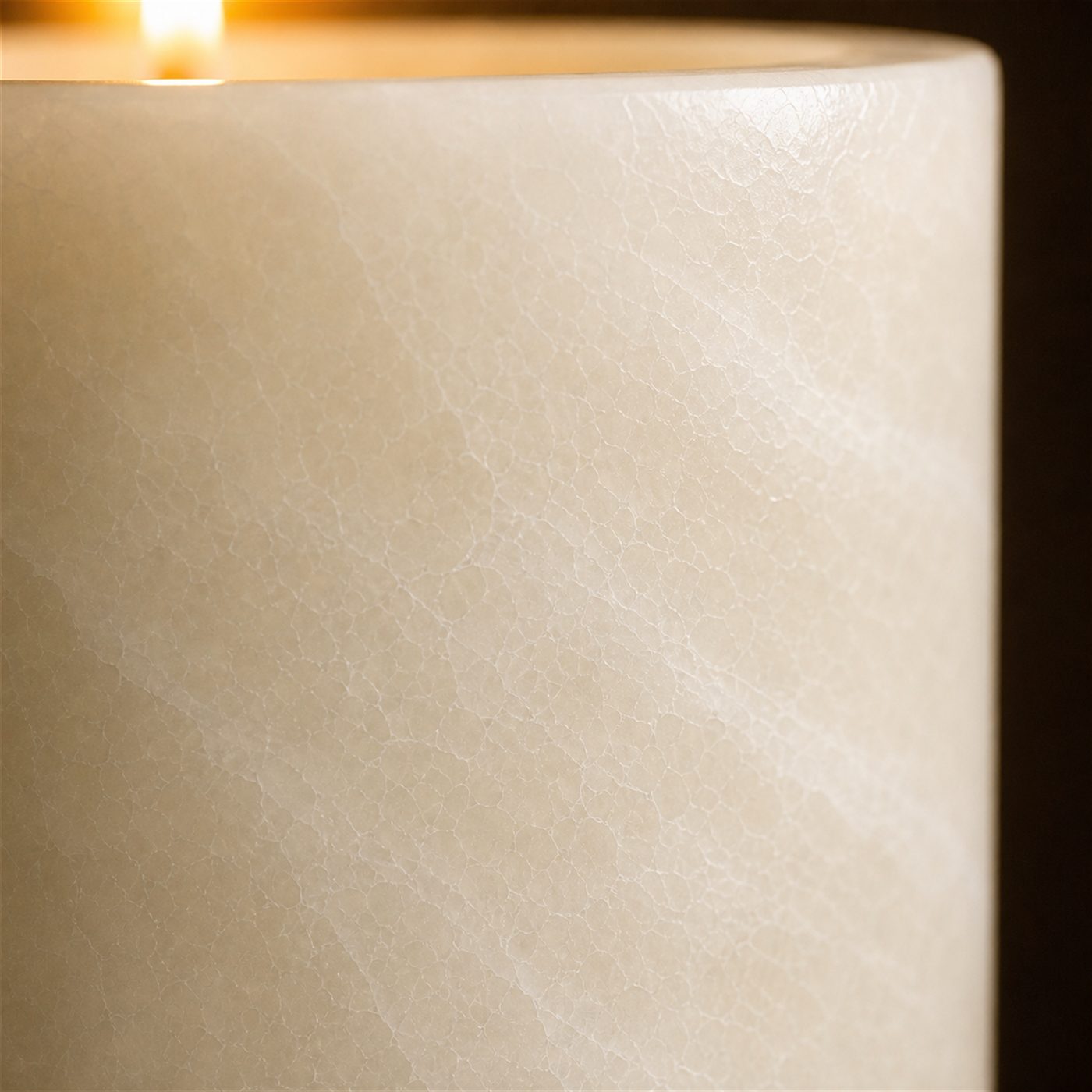 Soy wax burns slower and cleaner than paraffin.