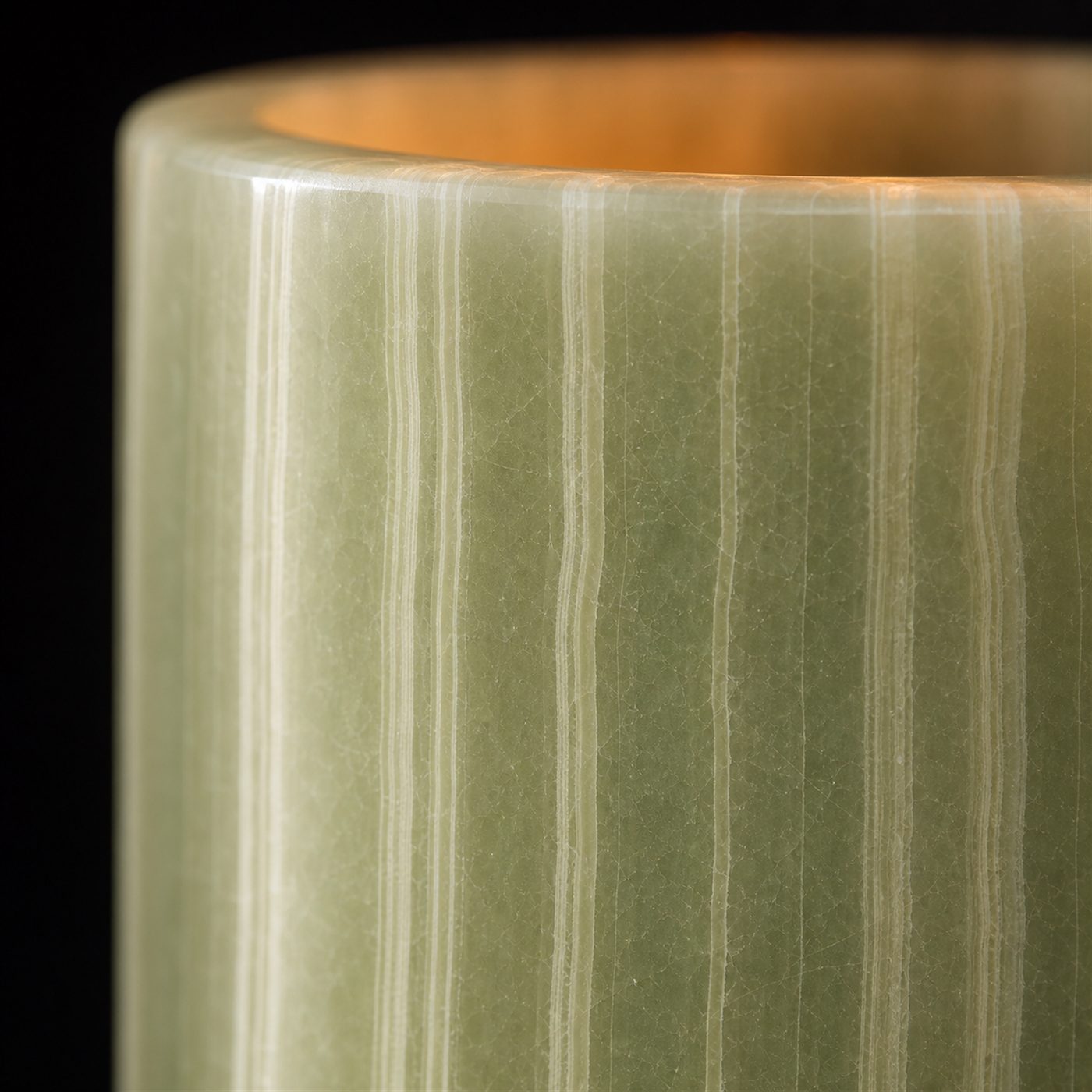 Trim, light, and let the wax pool fully.